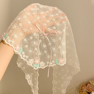 Khăn Thêu Hoa Ren Kiểu Pháp Cổ Điển