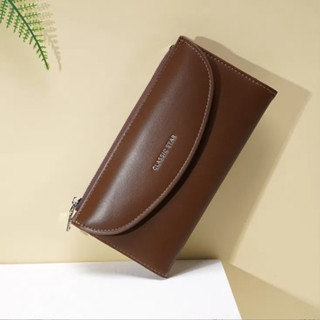 Ví nữ KAITIFEI Túi ly hợp dài Ví đựng tiền xu dung tích lớn có dây kéo