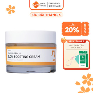 Kem Dưỡng Trắng Real Propolis Glow Boosting Cream C'NEW LAB Cung Cấp Dưỡng Chất, Giúp Da Trắng Sáng 50ml