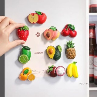 🔮🔮nam châm dán tủ lạnh hình trái cây 3d dễ thương