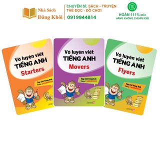 Sách - Vở luyện viết tiếng anh : Starters, Movers, Flyers - Tập viết tiếng anh theo Cambridge
