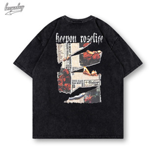 Áo phông BEEYANBUY đồ nam big size thư áo thun kim tuyến áo thun vintage 100% cotton-Y1445 20240618