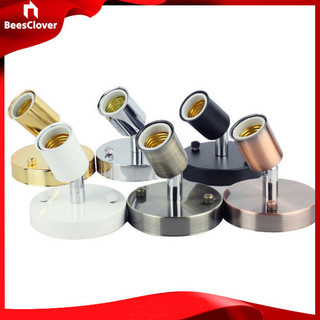 Beesclover Universal E27 Retro Giá đỡ đèn xoay 180 độ Đế đèn kim loại chịu nhiệt độ cao