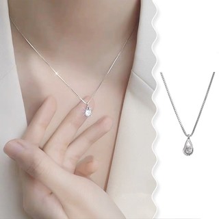 Vòng cổ mặt dây chuyền hình giọt phong thủy tối giản thời trang cá nhân