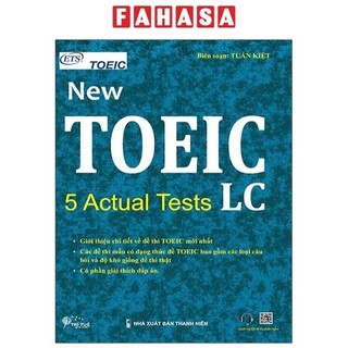 Sách New Toeic - 5 Actual Tests - LC (Tái Bản)