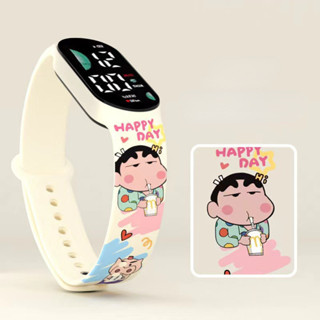 Đồng hồ trẻ em hoạt hình Crayon Shin-chan Vòng tay trẻ em dễ thương Đồng hồ trẻ em Đồng hồ điện tử chống nước cho trẻ em