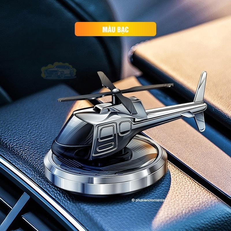 Trang Trí Ô tô  Máy Bay Năng Lượng Mặt Trời Khuếch Tán Hương Thơm, Khử Mùi Xe, Mô Hình Máy Bay Trực Thăng 5