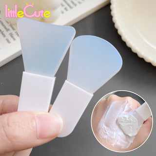 Bàn chải mặt nạ silicon Mini - Dụng cụ trộn Gel du lịch - Dụng cụ làm đẹp - Thìa làm sạch đầu mềm - Dụng cụ bôi bùn tay cầm ngắn - Que phim kem mặt DIY