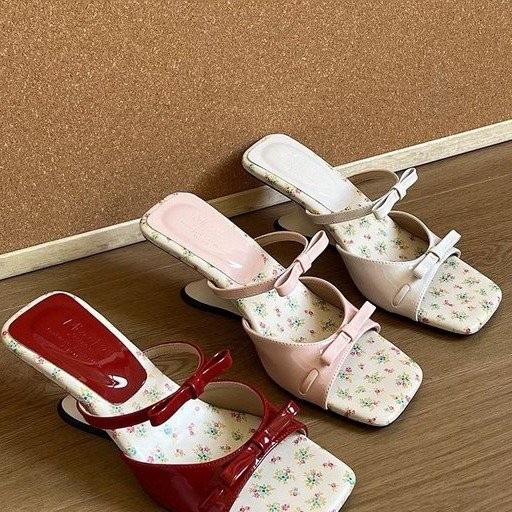 Giày Wedge Slip-On mũi vuông kiểu Hàn Quốc, PU chống trượt, bền, thời trang mùa hè cho phụ nữ, dép đi trong nhà, giá bán buôn tại nhà máy | BigBuy360 - bigbuy360.vn