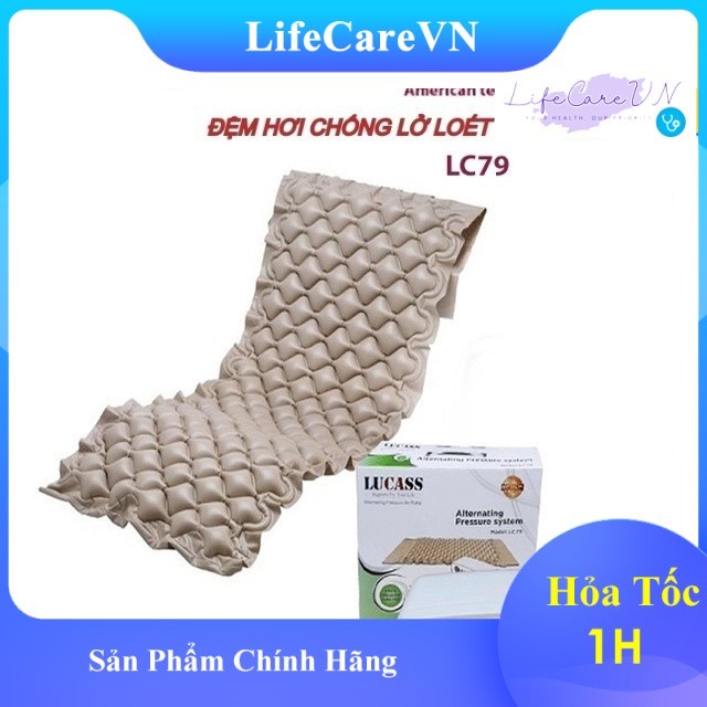 Nệm Hơi Chống Loét cao cấp Lucass LC-79 (LC79) | Đệm hơi chống loét cho người bệnh(Tiêu chuẩn Mỹ)