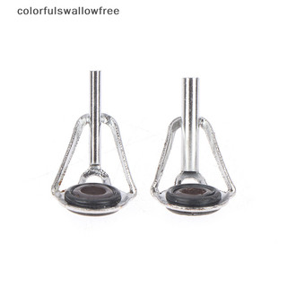 Colorfulswallowfree 5 chiếc câu cá phần đầu cần đầu vòng hướng dẫn mắt bộ câu cá ngoài trời abc