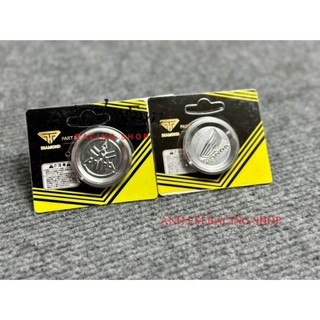 Nắp đậy Catte inox cnc logo cánh chim và logo yamaha Xe Wave Dream Honda Yamaha
