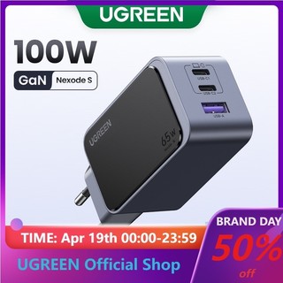 Ugreen GaN 65W 30W Sạc USB C USB A Sạc Nexode Air Series 3 Cổng GaN Sạc Nhanh Cho iPhone 15 / 15 Pro Max / Macbook Air / iPad Pro / iPad Mini