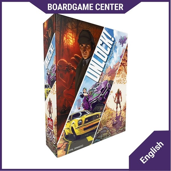 Bộ trò chơi Boardgame - Unlock: Legendary Adventures (2021) Solve puzzles to escape from different s