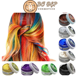 Sáp Tạo Kiểu, Đổi Màu Tóc Tạm Thời Kalanxuan 100g Dùng Cho Nam & Nữ Color Hair Wax