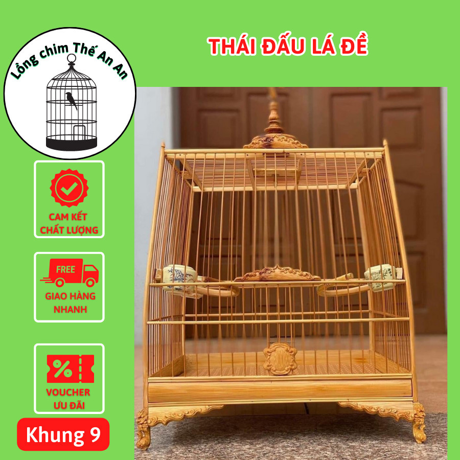 Khung lồng chào mào tự ráp mẫu thái bằng tre - Lồng Chim Tự Ráp Thế An