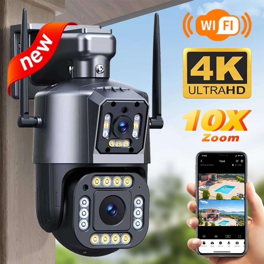Camera Quan Sát Giá Rẻ - Camera Xoay 360 Độ, Camera Full HD 8MP PTZ Wifi Surveillance IPC360, Hình Ả
