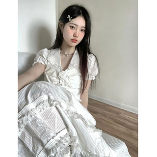 Niche Suit Cao Cấp Nữ Ôm Hơn Nhìn Bust Mùa Hè Phiên Bản Hàn Quốc Ngọt Váy Áo Sơ Mi Tay Phồng Hot Girl Thiết Kế Phong Cách Mới Z7KT