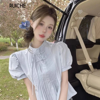 RUICHE áo phông áo thun nữ croptop baby tee phổ biến Casual Cute Thời trang WXF245063M 19Z240510