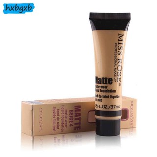「 Hxbgxb 」 1 / 2 MISS ROSE Matte Concealer Kem Dưỡng Ẩm Làm Trắng Kem Trang Điểm Dạng Lỏng Kem Nền Phụ Nữ Cô Gái Sữa Dưỡng