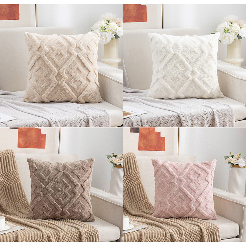 2024 Hàng Mới Về Đệm Sang Trọng 50x50 45x45cm Sofa Gối Gối Vỏ Gối Vuông Ném Gối