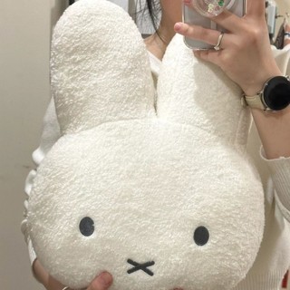 Miffy Miffy Miffy Thỏ Đầu Búp Bê Dễ Thương Sang Trọng Gối Miễn Phí Nam Nữ Ngủ Sofa Đệm Quà Tặng Sinh Nhật