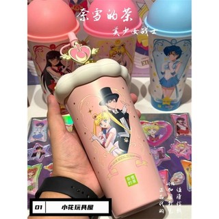 Thủy thủ mặt trăng hàng hóa naruna đồng thương hiệu cốc giữ nhiệt thủy thủ mặt trăng cốc gốm trăng tuyết thỏ màu đổi cốc