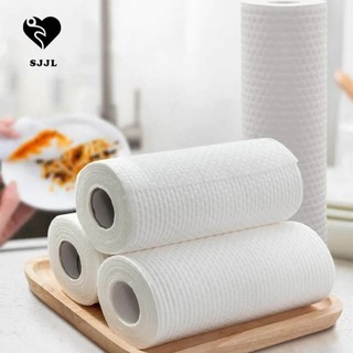 Giấy Nhà Bếp Dùng Một Lần, Vải Không Dệt Dày Dùng Một Lần Rags, Hộ Gia Đình Ướt Và Khô Sử Dụng Thấm Hút Khăn Lau Nhà Bếp Cuộn
