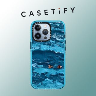 Casetify Tranh sơn dầu nghệ thuật Ốp điện thoại TPU đại dương cho iPhone 15 Pro Max 14 ProMax plus 13 12 12Pro 12PM 11PRO XR Vỏ điện thoại chống sốc viền mềm Vỏ bảo vệ điện thoại di động