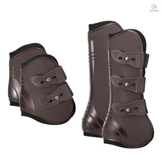 2 Chiếc Có Thể Điều Chỉnh Chân Ngựa Giày Ngựa Ngựa Bảo Vệ Chân Trước Equestrian Tendon Bảo Vệ Neoprene Ngựa Tất Nẹp