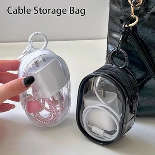 Vỏ bảo vệ Hộp lưu trữ cáp dữ liệu Tai nghe Cáp dữ liệu Túi lưu trữ du lịch ngoài trời Đa chức năng di động