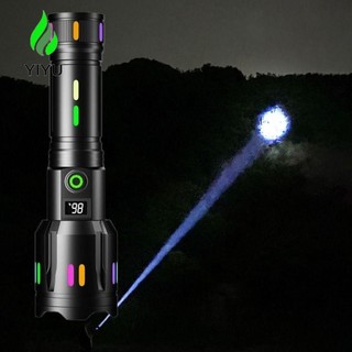 Yiyu bộ đèn pin, đèn pin led chống nước 2000lm ipx6, adventure zoom sạc mạnh mẽ đèn pin cắm trại