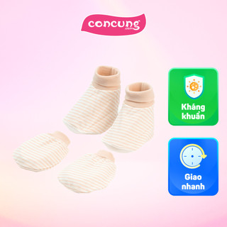 Bộ bao tay chân sơ sinh bo animo ba1022041
