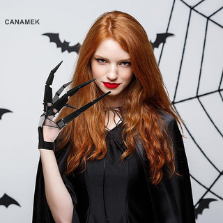 Canamek 1 cái / cặp halloween khớp nối ngón tay đáng sợ giả ngón tay đồng hồ tay cosplay ngón tay găng tay kinh dị ma vuốt chống đỡ trang trí tiệc csf