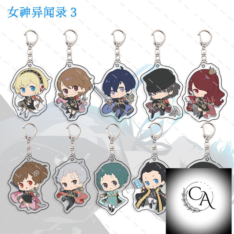 [Gác lửng] Móc khóa Persona 3 Yuki Ri, Yukari Gakuha, Kirijō Mitsuru, Iori Junpei