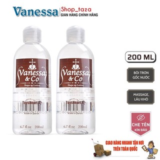 Gel Bôi Trơn Vanessa (Chai 200ml) –  Gel Gốc Nước, Bôi Trơn Cấp Ẩm Cho Cô Bé Tăng Khoái Cảm.