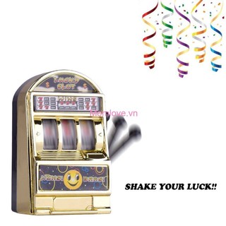 Bộ trò chơi gia đình Đồ chơi trẻ em Máy xổ số bạc Quà tặng sinh nhật Máy chơi Game chiến thắng Mini vàng 5.3x4x8,4cm Máy chơi Game Jackpot Trẻ em Trò chơi cầm tay