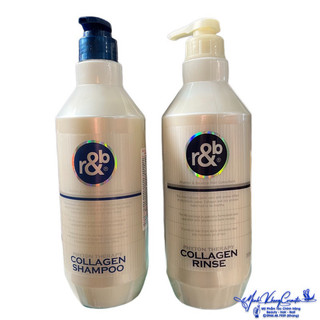 Dầu gội xả ngăn rụng tóc r&b collagen 1500mlx2 - mk