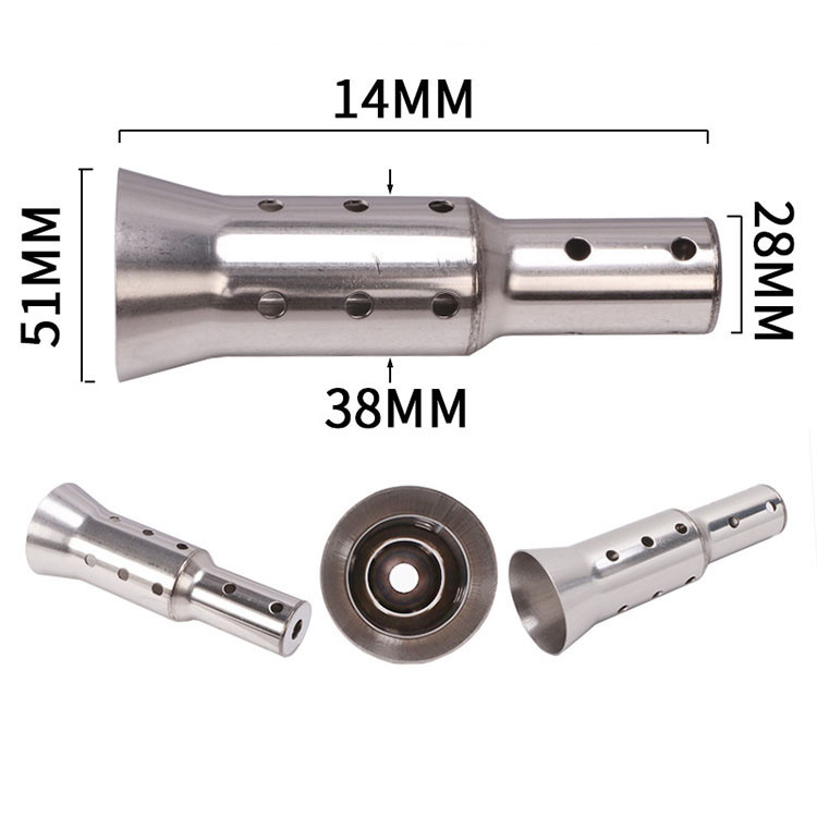 Bộ giảm thanh ống xả xe máy dài 51mm đa năng DB Killer