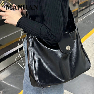MANHAN túi xách nữ đeo chéo xách tay đi chơi trẻ trung mẫu mới thời trang cao cấp hàn quốc Thiết kế độc đáo Korean Thời trang GXK2460ECQ 25Z240617