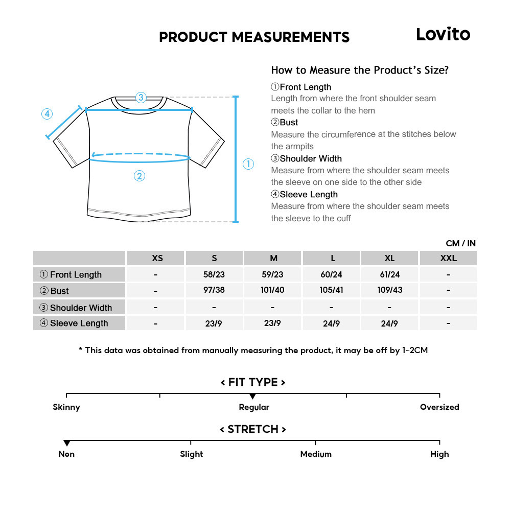 Lovito Áo cổ xếp nếp trơn đơn giản cho nữ LNA66049 | BigBuy360 - bigbuy360.vn