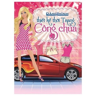 Sách - dán hình thiết kế thời trang công chúa - tập 1
