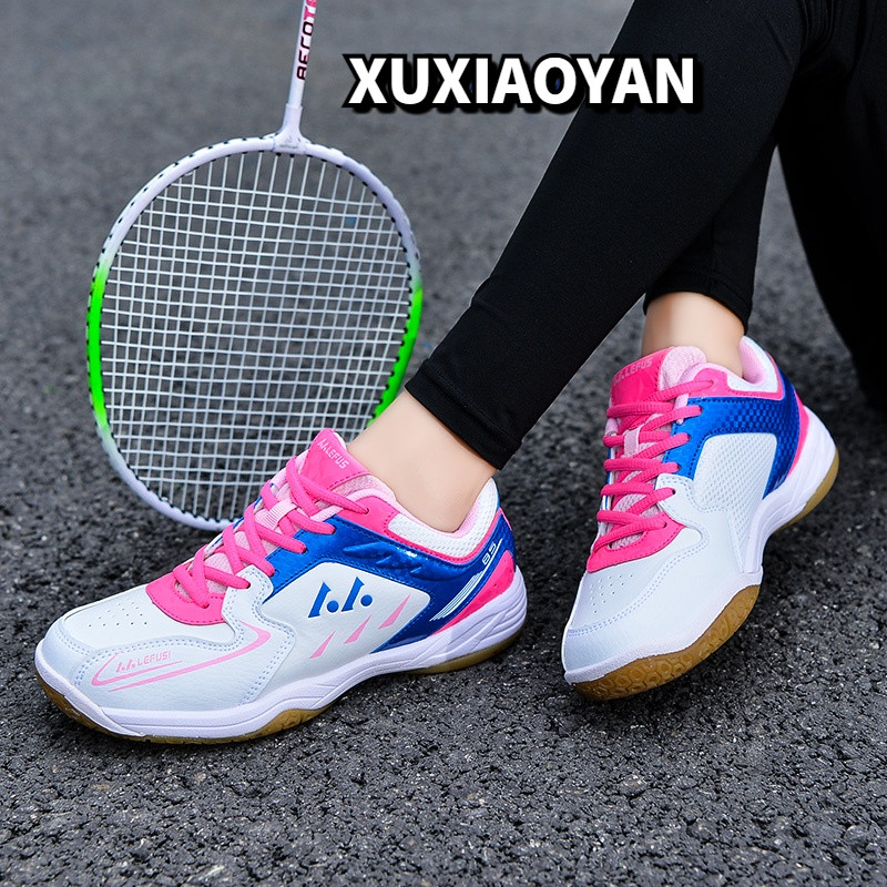 Giày Thể Thao Chơi Cầu Lông / Tennis Cỡ Lớn 36-45 Siêu Nhẹ Thoáng Khí Cho Nam Và Nữ