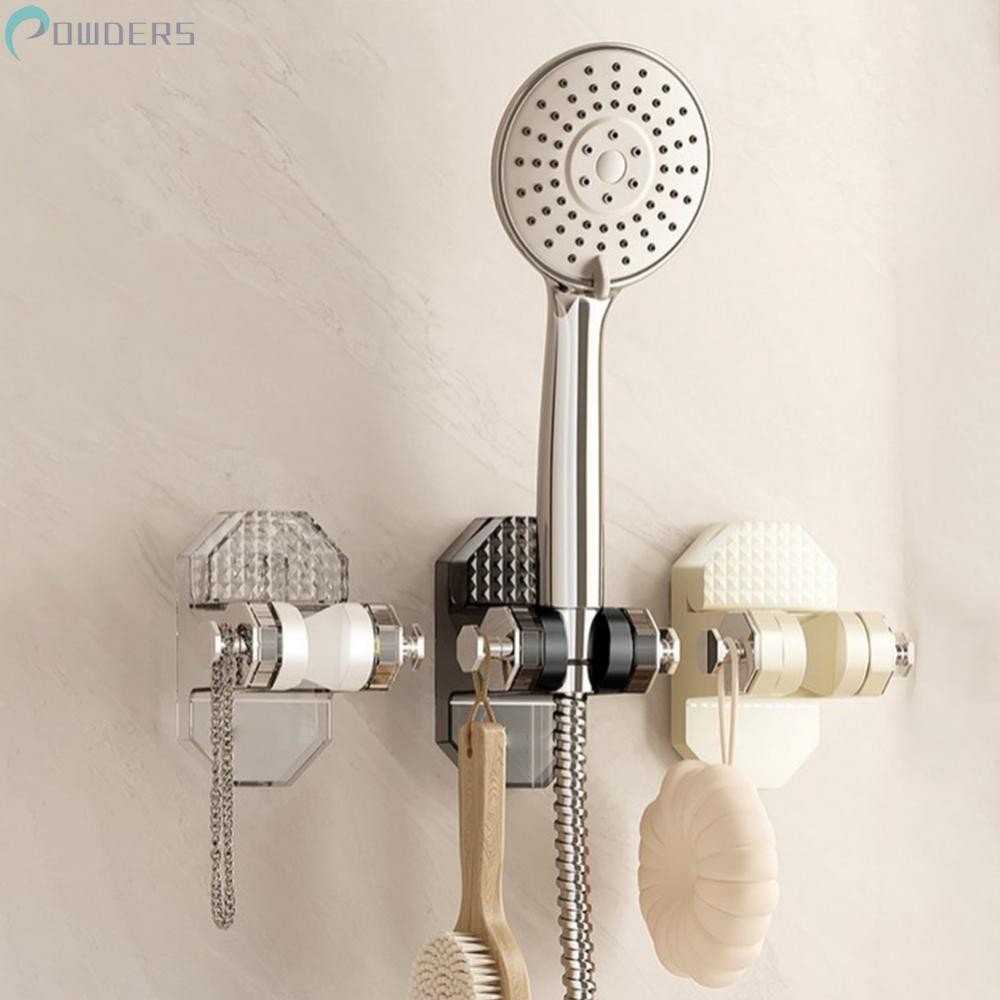 ⭐READY STOCK ⭐Adjustable Height Handheld Shower Head Holder Easy Installation Moisture proof[Overseas Products]