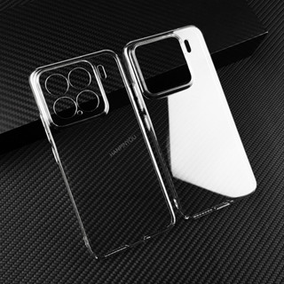 Dành Cho Xiaomi 15S 15 14 13 Pro Ultra 5G Full Cover Siêu Mỏng Trong Suốt Nhựa Cứng Bảo Vệ Snap Chân Đế Vỏ Điện Thoại