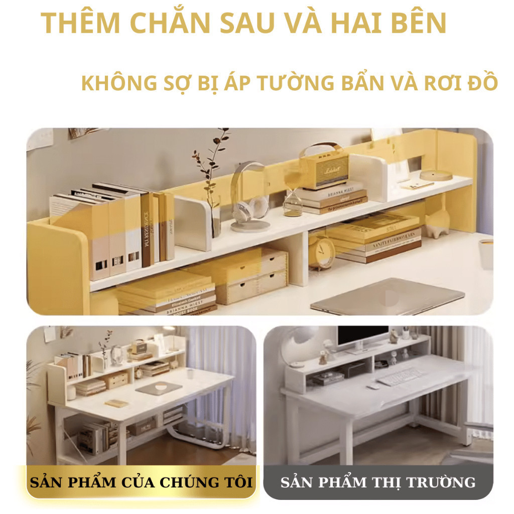 Bàn học sinh cấp 2, bàn chân sắt có kệ lớn, bàn học màu sắc đa dạng, chân thép sơn tĩnh điện, gỗ MDF dày 15mm | BigBuy360 - bigbuy360.vn