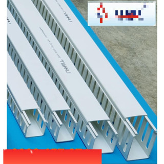  Lihhan Nẹp Lỗ Máng nhựa đi dây tủ điện công nghiệp NL25 35 45 65 85 nhiều size dài 1 mét răng thưa nhuyễn đơn từ 50K 