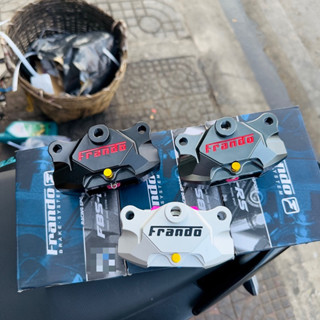 Heo Dầu Frando 2 Pis đối xứng hàng 1:1 chuẩn đẹp xài chung pat đĩa với Brembo Adelin .