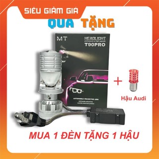  Đèn Pha LED Bi Cầu Mini T90 PRO - 90W Cos Rộng Pha Chiếu Xa Trên 200m 12-24V Lắp Xe Máy Ô Tô Bảo Hành 12 Tháng 