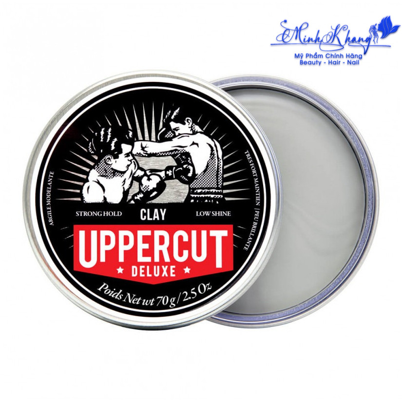 Sáp giữ nếp mạnh, độ hoàn thiện tự nhiên Uppercut Deluxe Clay 70gr - MK